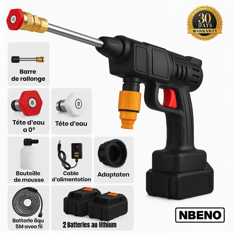 Nbeno™- Pistole d eau sans fil avec ( 2 batteries et chargeur offerts )